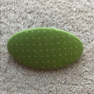 Green Polka Dotted Hairpin